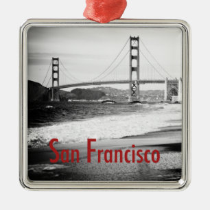 Golden Gate Bridge, San Francisco Metal Tree Decoration