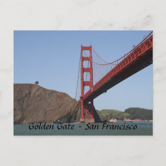 Golden Gate Bridge- San Francisco Postcard