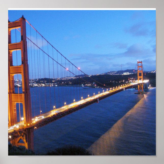 Golden Gate Bridge San Francisco Poster (Front)