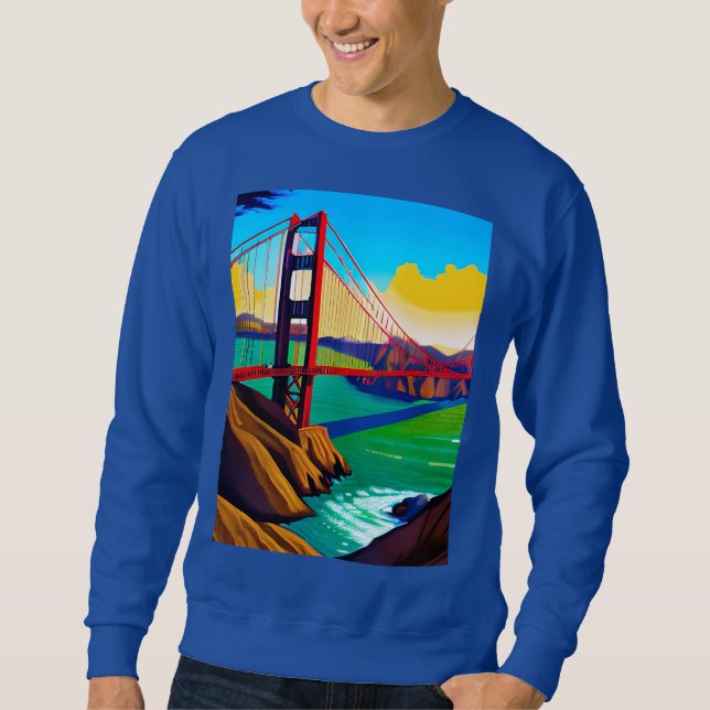 Golden Gate Bridge, San Francisco  Sweatshirt (Front)