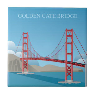 Golden Gate Bridge   San Francisco Tile