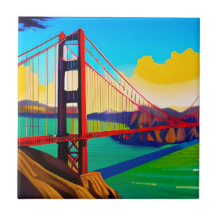 Golden Gate Bridge, San Francisco  Tile