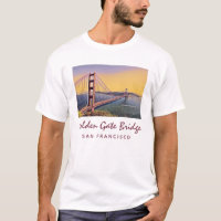 Golden Gate Bridge San Francisco Vintage Painting
