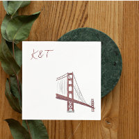 Golden Gate Bridge, San Francisco Wedding cocktail