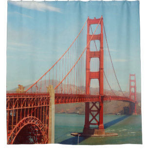 Golden gate bridge shower curtain
