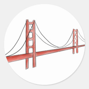 Golden Gate Bridge Sticker