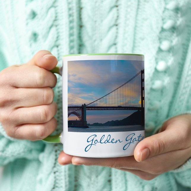 Golden Gate Bridge Sunset Panorama Coffee Mug (Creator Uploaded)