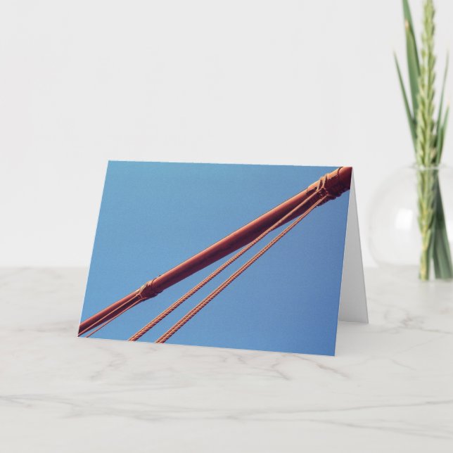 Golden Gate Bridge Suspension Cable Card (Front)