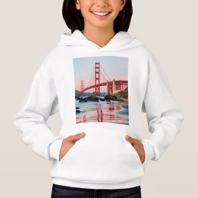 Golden gate bridge throw pillow (Front)