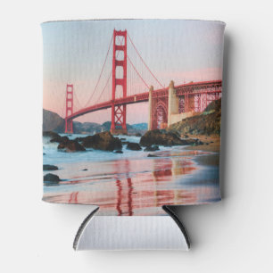 Golden gate bridge throw pillow can cooler
