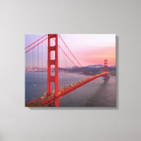 Golden gate bridge throw pillow