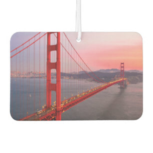 Golden gate bridge throw pillow car air freshener