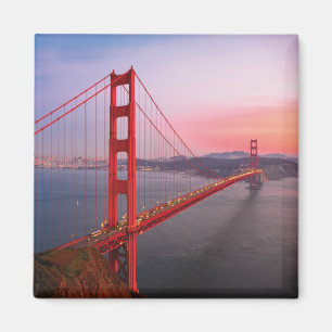 Golden gate bridge throw pillow magnet