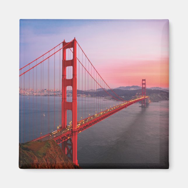 Golden gate bridge throw pillow magnet (Front)