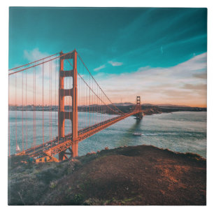 Golden Gate Bridge Tile
