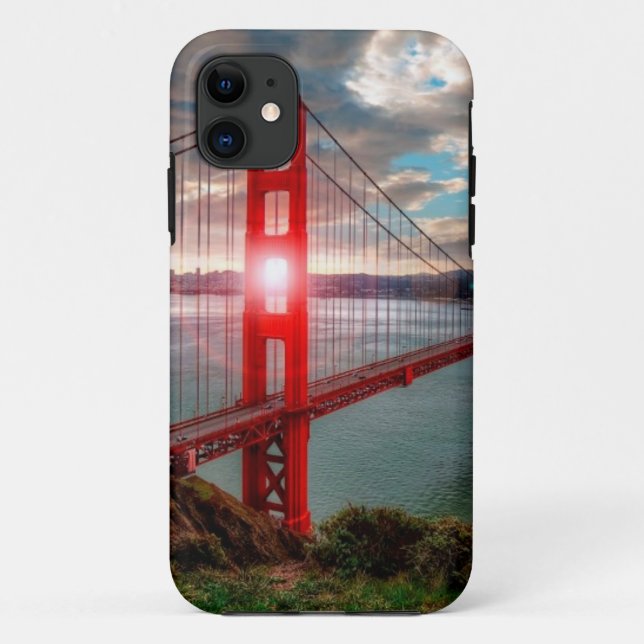 Golden Gate Bridge with Sun Shining through. Case-Mate iPhone Case (Back)