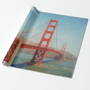 Golden gate bridge wrapping paper