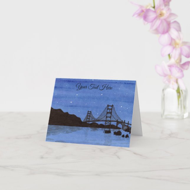 Golden Gate Card (Orchid)