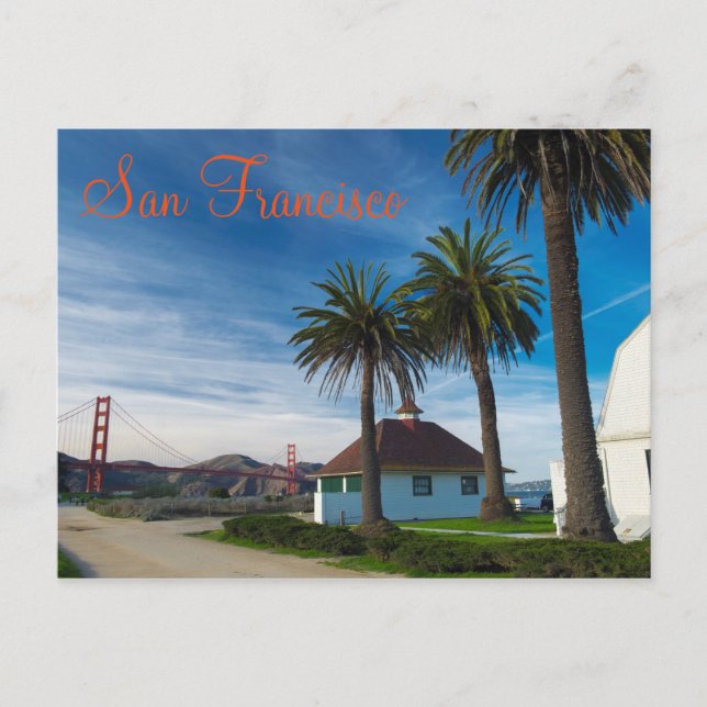 Golden Gate from Crissy Field Postcard (Front)