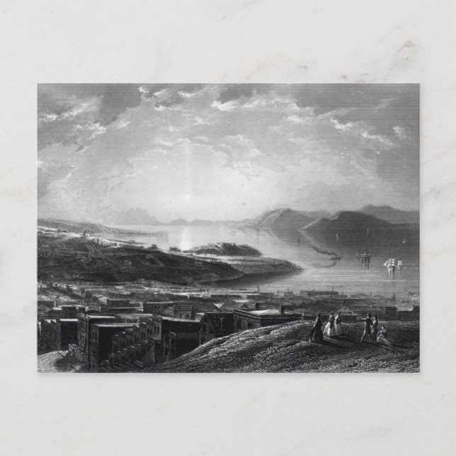 Golden Gate, from Telegraph Hill Postcard (Front)