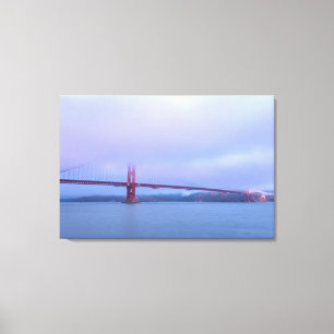 Golden Gate in Fog Canvas Print