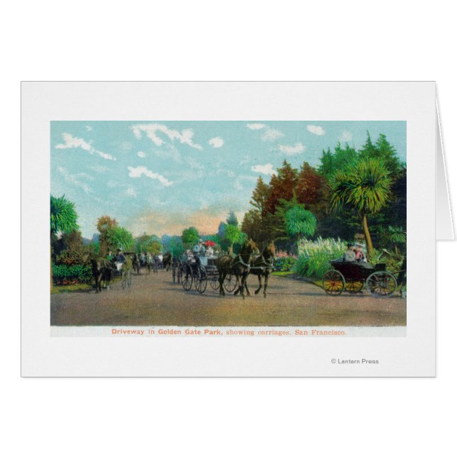 Golden Gate Park Driveway View (Front Horizontal)