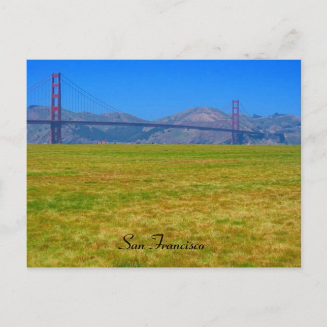 golden gate park postcard (Front)