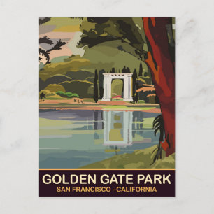 Golden Gate Park, San Francisco, California Postcard