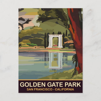 Golden Gate Park, San Francisco, California Postcard