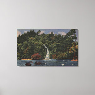 Golden Gate Park, Stow Lake, Huntington Falls Canvas Print