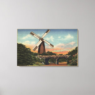 Golden Gate Park, the Dutch Windmill Canvas Print