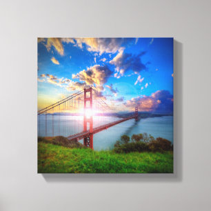 Golden Gate Sunrise Canvas Print