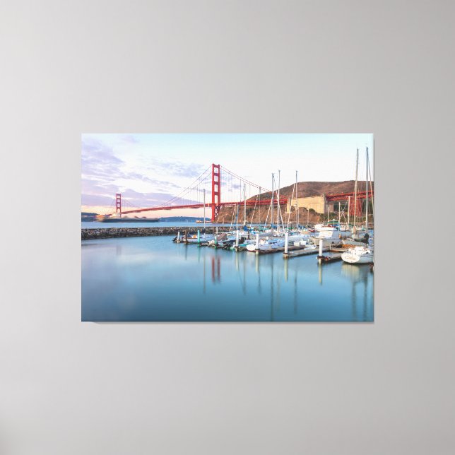 Golden Gate Sunrise Canvas Print (Front)
