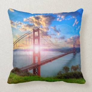 Golden Gate Sunrise Cushion