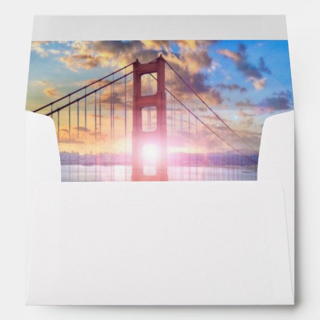 Golden Gate Sunrise Envelopes (Back (Bottom))