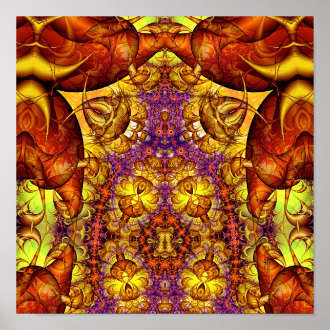 Golden Gateway Experiment 4 (12 by 12) Art Print (Front)