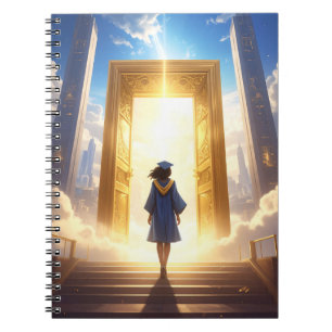 Golden Gateway Graduation Spiral Notebook
