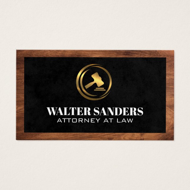 Golden Gavel Logo | Law (Front)