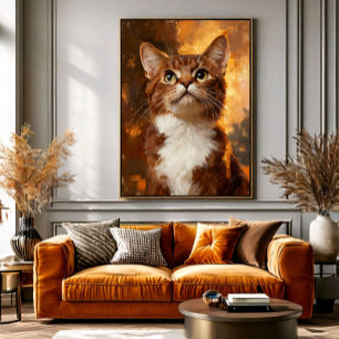 Golden Gaze Canvas Print