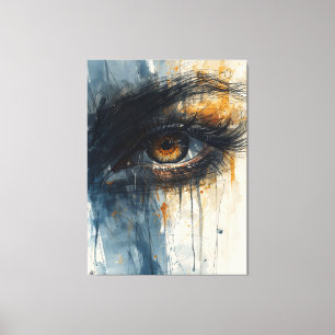 Golden Gaze Canvas Print