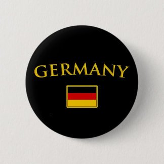 Golden Germany 6 Cm Round Badge