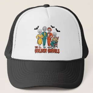 Golden Ghouls Girls' Halloween Trucker Hat