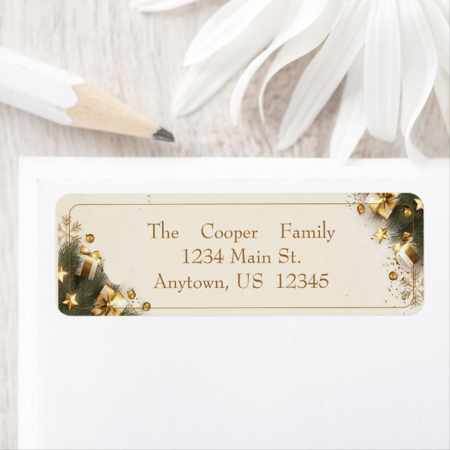 Golden gifts Christmas (Insitu)