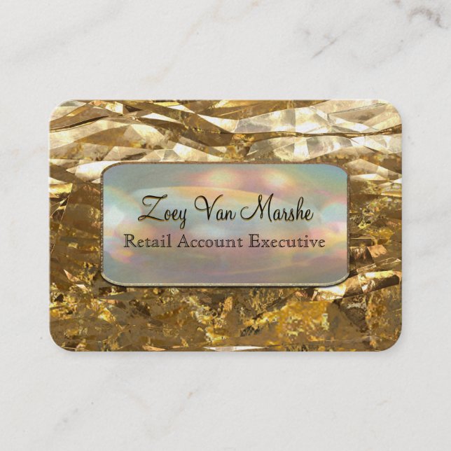 Golden Gildmore Professional Business Card (Front)