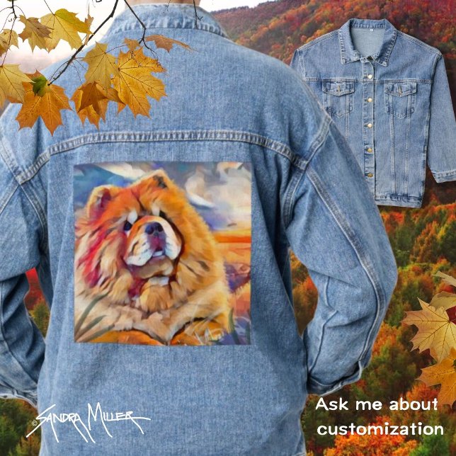 GOLDEN GIRL  Chow Denim Jacket (Creator Uploaded)