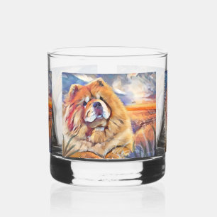 GOLDEN GIRL Chow Rocks glass