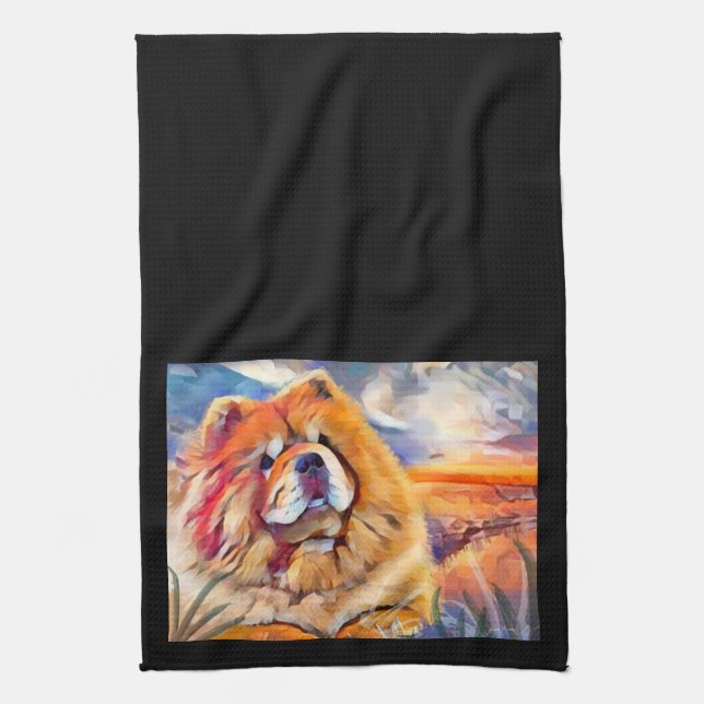 GOLDEN GIRL kitchen towel (Vertical)