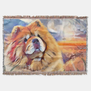 GOLDEN GIRL woven thrown blanket
