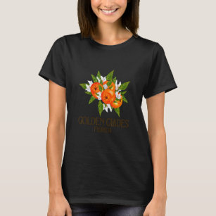 Golden Glades Florida Beach FL Oranges Blossom Flo T-Shirt