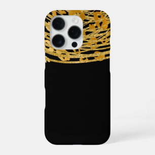 Golden Glam Cheetah Print Exotic Animal Print iPhone 16 Pro Case